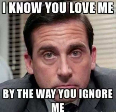 I Know You Love Me Michael Scott meme