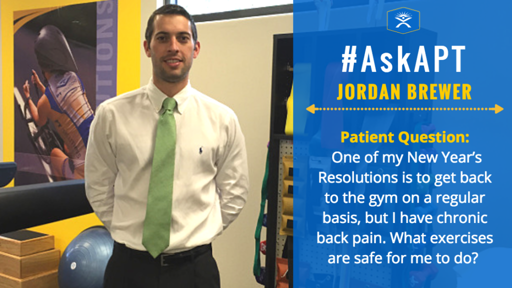 Ask a PT: Exercising with Chronic Back Pain